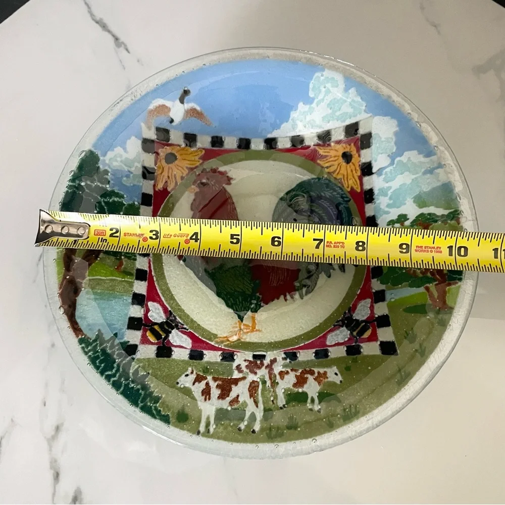 Rooster Bowl by Peggy Karr - Picture 6 of 6